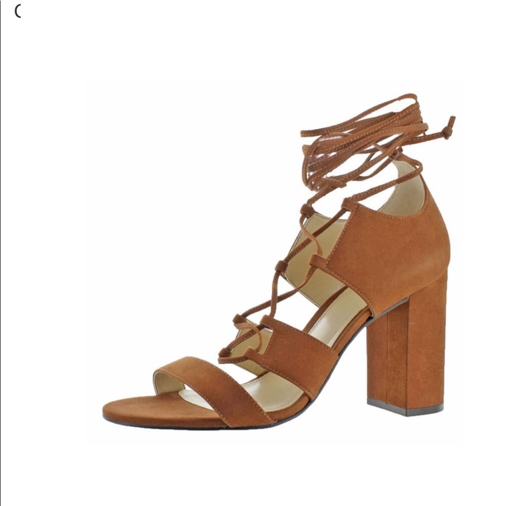 Vince Camuto Lace up block heel sandals